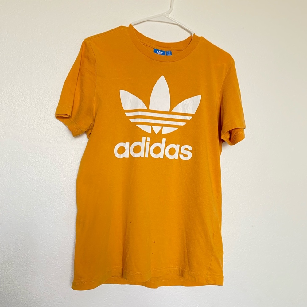 Vintage Adidas Yellow Shirt